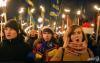 Thousands of Ukraine Nationalists March in Kiev